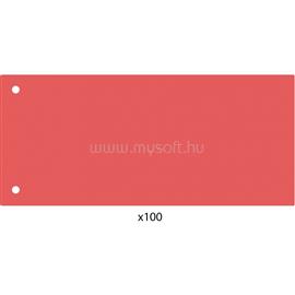 ECONOMIX Elválasztócsík, 24x10,5 cm, 100 db/csomag PP piros ECONOMIX_70497 small