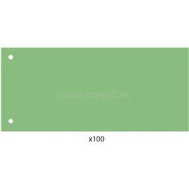 ECONOMIX Elválasztócsík, 24x10,5 cm, 100 db/csomag PP zöld ECONOMIX_70498 small
