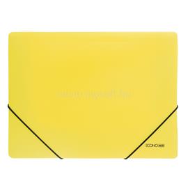 ECONOMIX Gumis mappa A4, PP prespán mintás, sárga ECONOMIX_70546 small