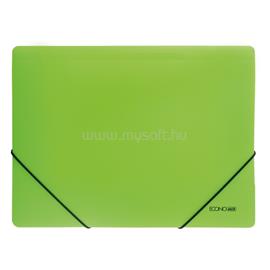 ECONOMIX Gumis mappa A4, PP prespán mintás, világos zöld ECONOMIX_70550 small