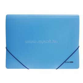 ECONOMIX Gumis mappa A4, PP prespán mintás, világoskék ECONOMIX_70548 small