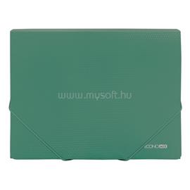 ECONOMIX Gumis mappa A4, PP rombuszmintás, zöld ECONOMIX_70543 small
