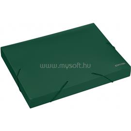 ECONOMIX Gumis mappa A4, PP rombuszmintás gerincvastagított 40mm, zöld ECONOMIX_70535 small