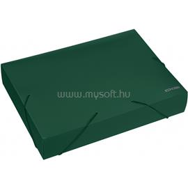 ECONOMIX Gumis mappa A4, PP rombuszmintás gerincvastagított 60mm, zöld ECONOMIX_70538 small