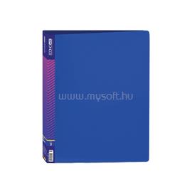 ECONOMIX Gyűrűskönyv A4, prespán mintás 2,5cm, 2 gyűrűs PP kék ECONOMIX_70488 small