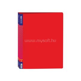 ECONOMIX Gyűrűskönyv A4, prespán mintás 2,5cm, 2 gyűrűs PP piros ECONOMIX_70489 small