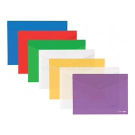 ECONOMIX Irattartó tasak A4, PP patentos Economix, 12 db/csomag vegyes színek ECONOMIX_70513 small