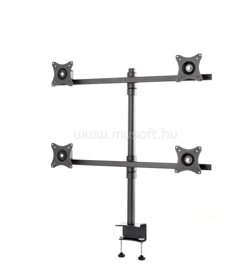 EDBAK SV07c-B négy karos asztali konzol 19"-27"