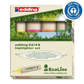 EDDING 24 Ecoline 4db-os vegyes színű szövegkiemelő EDDING_7580177004 small