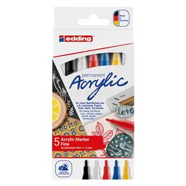 EDDING Akril marker 1-2mm, kerek 5300/5, 5 klf.szín EDDING_67464 small