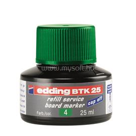 EDDING Tinta utántöltő táblamarkerhez 25ml, BTK25 zöld EDDING_7270077003 small