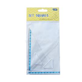 EDUCA Vonalzókészlet, háromszög 10 cm és 14cm, ( 45°/60° ) 2 db/bliszter Educa EDUCA_32839 small