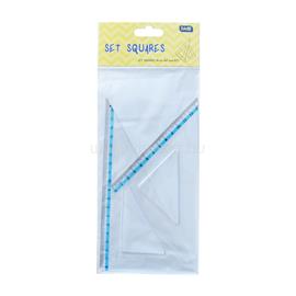 EDUCA Vonalzókészlet, háromszög 13 cm és 18cm, ( 45°/60° ) 2 db/bliszter Educa EDUCA_3123 small