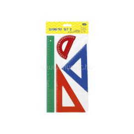 EDUCA Vonalzókészlet, közepes geometriai 4 db/bliszter vegyes színek EDUCA_70421 small