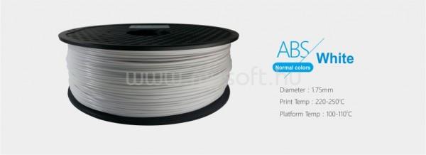 EGYÉB 3D FILAMENT 1,75mm ABS Fehér (1kg-os tekercs)