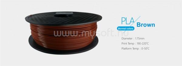 EGYÉB 3D FILAMENT 1,75mm PLA Barna /1 kg-os tekercs/