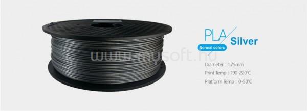 EGYÉB 3D FILAMENT 1,75mm PLA Ezüst /1kg-os tekercs/