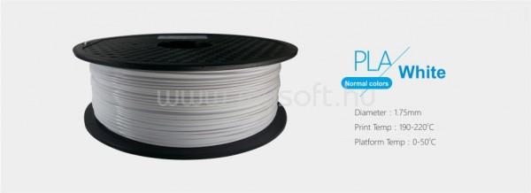 EGYÉB 3D FILAMENT 1,75mm PLA Fehér /1kg-os tekercs/