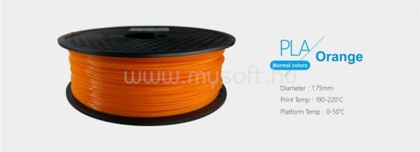 EGYÉB 3D FILAMENT 1,75mm PLA Narancssárga /1kg-os tekercs/