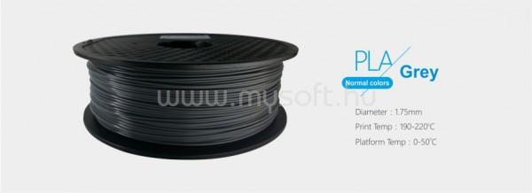 EGYÉB 3D FILAMENT 1,75mm PLA Szürke /1kg-os tekercs/