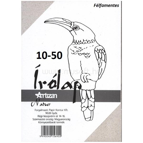 EGYEB BELFOLDI 10-50 félfamentes írólap