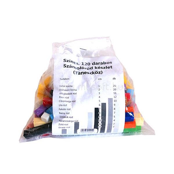 EGYEB BELFOLDI 120db színes számolórúd készlet