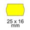 EGYEB BELFOLDI 25x16mm 5db/csomag sárga árazógépszalag ZF014-5 small