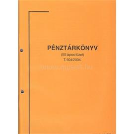 EGYEB BELFOLDI A.SZNY.504 A4 álló 50lapos "Pénztárkönyv" nyomtatvány EGYEB_BELFOLDI_A.SZNY.504 small
