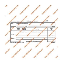 EGYEB BELFOLDI B.318-103/V 25x2lapos "Kiadási pénztárbizonylat" nyomtatvány EGYEB_BELFOLDI_B.318-103/V small