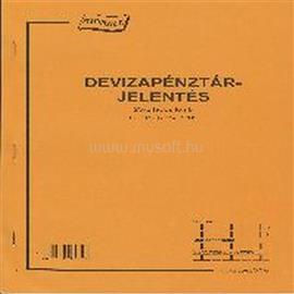 EGYEB BELFOLDI C.318-123/V A4 25x2lapos álló "Deviza pénztárjelentés" nyomtatvány EGYEB_BELFOLDI_C.318-123/V small