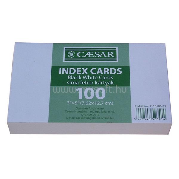 EGYEB BELFOLDI Caesar sima 100db/csomag indexkártya