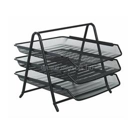 EGYEB BELFOLDI Fémhálós 3 emeletes fekete irattálca EGYEB_BELFOLDI_C11823 small