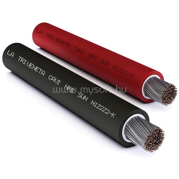 EGYEB BELFOLDI H1Z2Z2-K (500m/db) 1x6mm2 piros szolár kábel