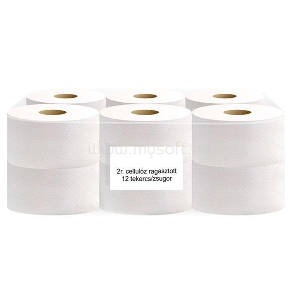 EGYEB BELFOLDI Közületi 2 rétegű 19 cm 100% cellulóz ragasztott PS105 12 tekercs/csomag toalettpapír