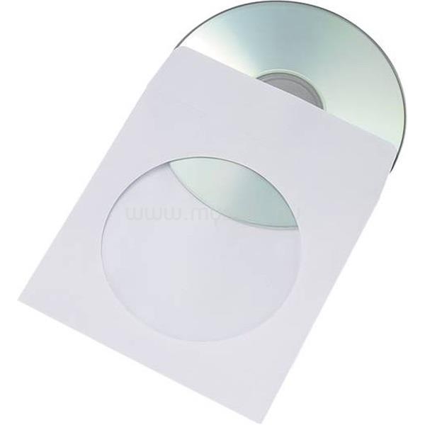 EGYEB BELFOLDI Öntapadó fehér CD/DVD papírtok