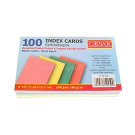 EGYEB BELFOLDI Sima 100db/cs pasztell indexkártya 1112100-53 small