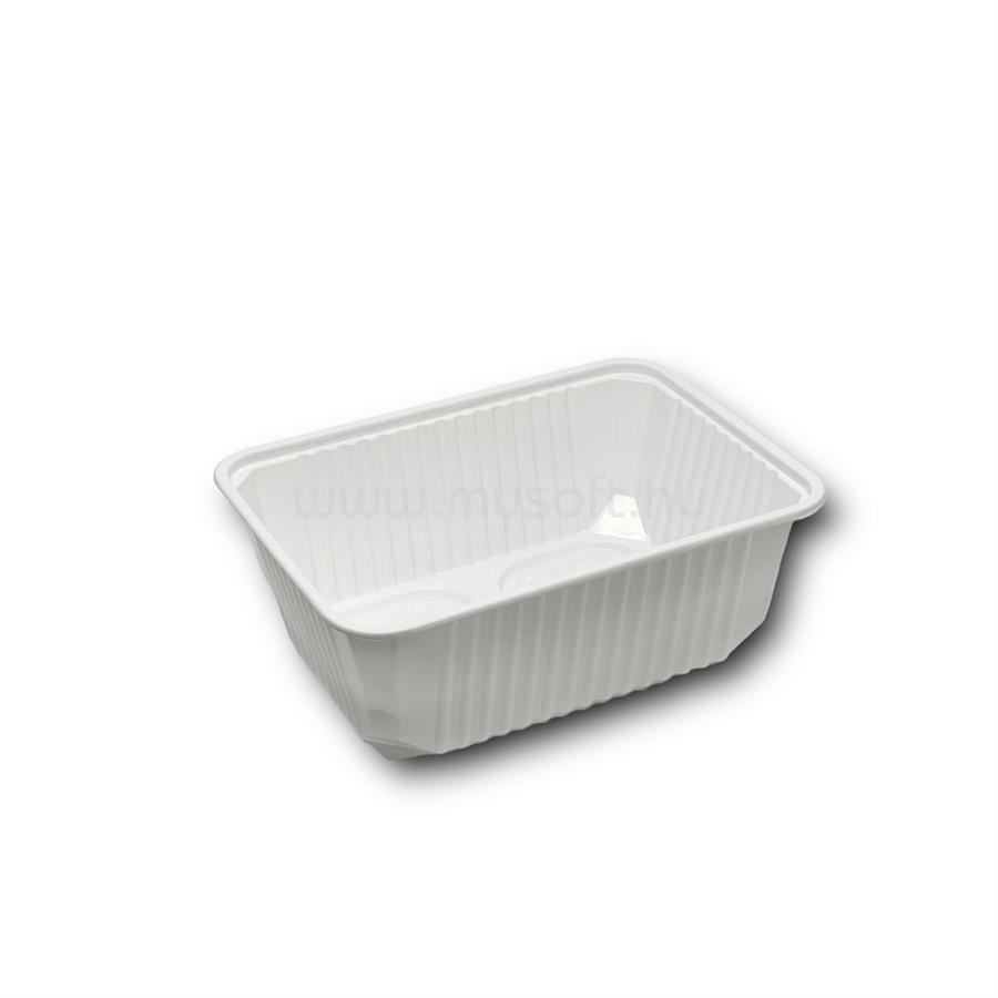 EGYÉB Elviteles doboz - szögletes alj PP 1000 ml 50 db/csomag fehér