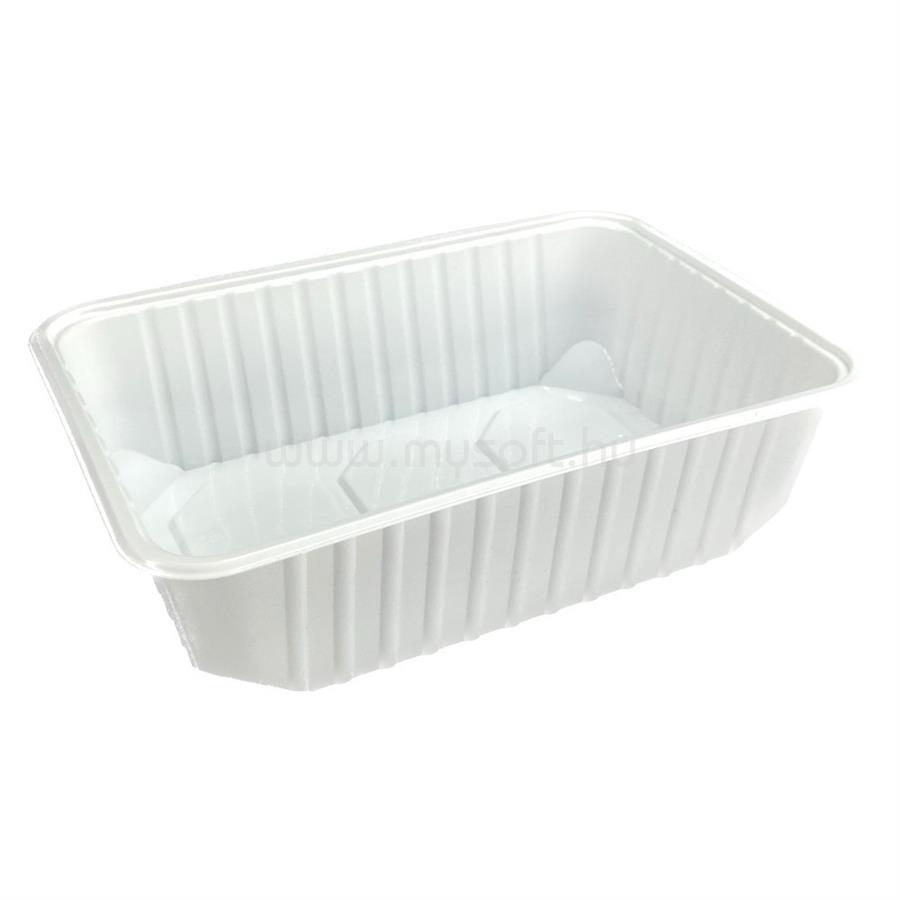 EGYÉB Elviteles doboz - szögletes alj PP 750 ml 50 db/csomag fehér