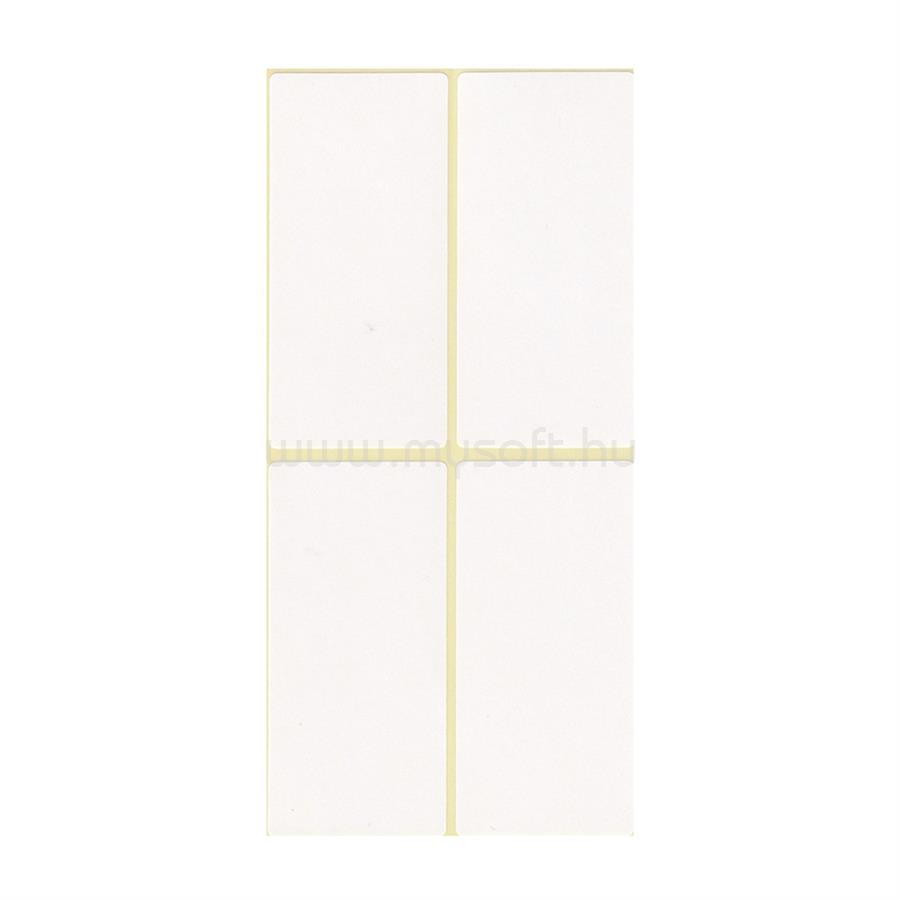 EGYÉB Etikett címke, 40x80mm, 15 lap, 4 címke/lap
