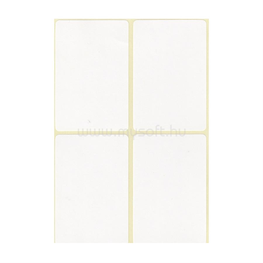 EGYÉB Etikett címke, 45x70mm, 15 lap, 4 címke/lap
