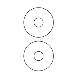 EGYÉB Etikett címke, CD-hez 117mm100 lap, 2 címke/lap ETIKCD117 small