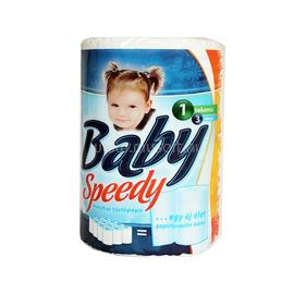 EGYÉB Háztartási papírtörlő kéztörlő 3 rétegű 100 lapos egyesével csomagolt Baby Speedy fehér EGYEB_42201 small