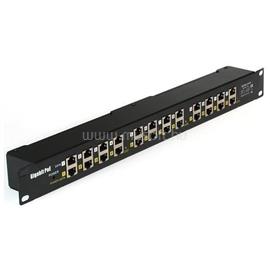 EGYÉB KÜLFÖLDI MaxLink 19" 1U 12 Port Gigabit 24V~57V DC PoE Injector POE-PAN12-G small