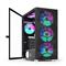 EGYÉB Montech X3 Mesh Midi-Tower, RGB, Tempered Glass - fekete X3_MESH_BK small