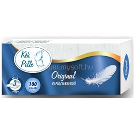 EGYÉB Papírzsebkendő 3 rétegű 100 db/csomag Kék Pille original EGYEB_63765 small
