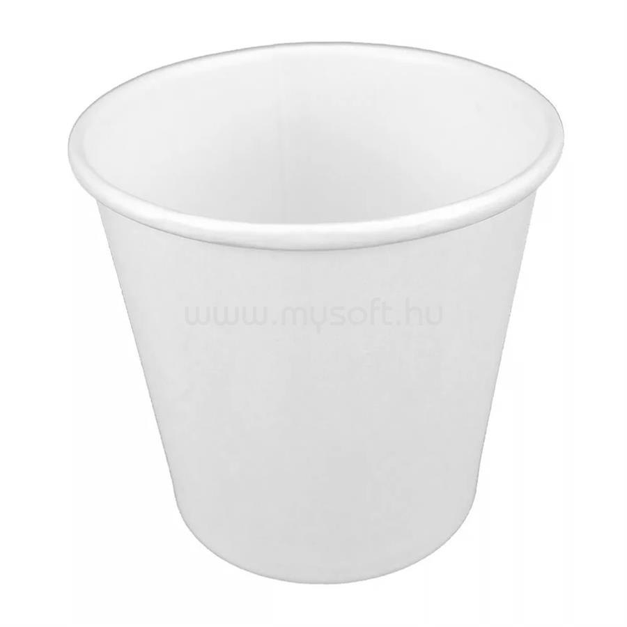 EGYÉB Pohár 1 dl papír 62 mm műanyagmentes 50 db/csomag fehér