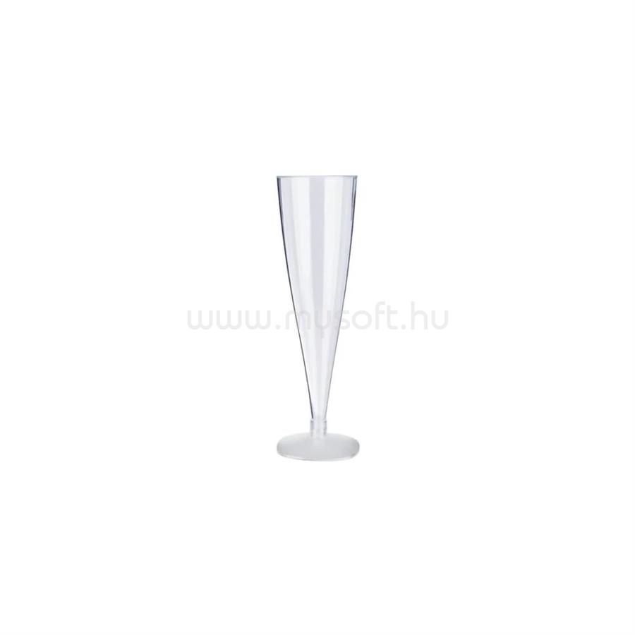 EGYÉB Pohár 10 cl pezsgős műanyag 4 db/csomag