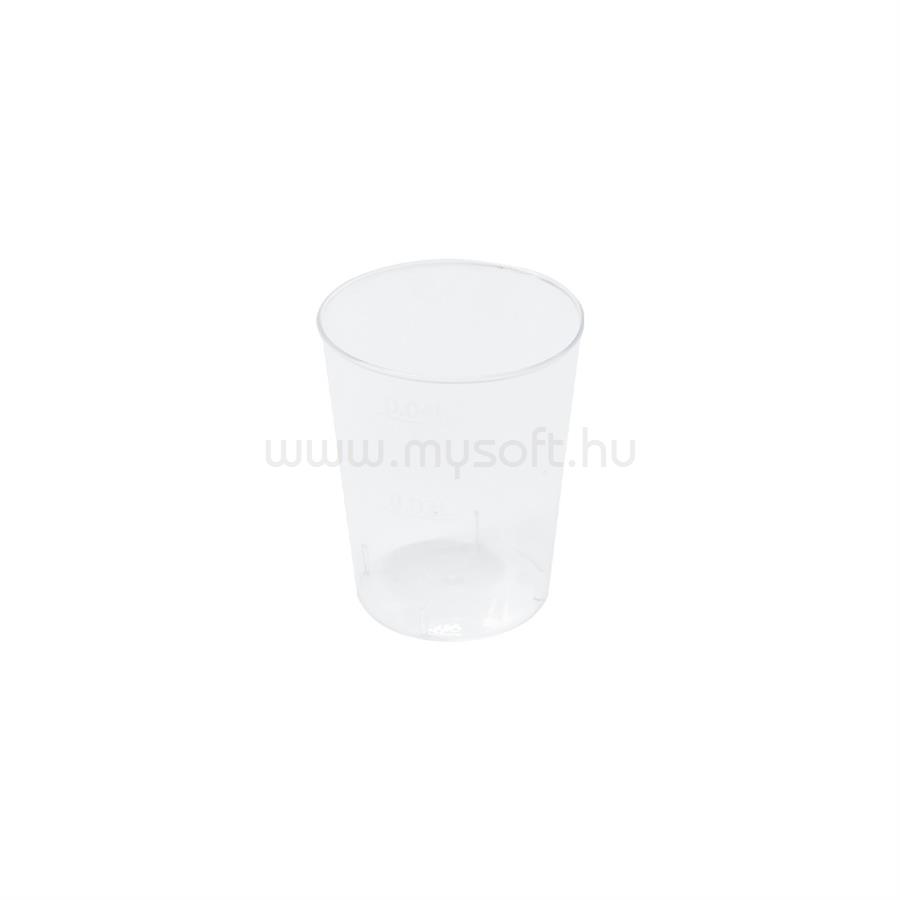 EGYÉB Pohár 4 cl műanyag 40 db/csomag