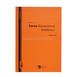 EGYÉB Soros iktatókönyv keményfedeles (folyószámos) A4, álló 100lap, C.5230-152/A EGYEB_54621 small