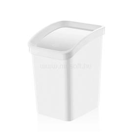 EGYÉB Szemetes kuka billenő fedéllel műanyag 12 literes fehér EGYEB_63259 small